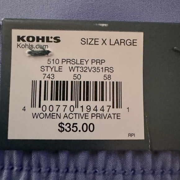 tek gear Pants - Women’s purple TEK GEAR Bermuda Mid Rise performance active wear shorts NWT